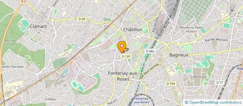 localisation de l'entreprise MONSIEUR CHEICKNAH BOUITY AKELE  MALAKOFF