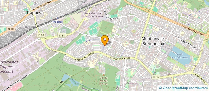 localisation de l'entreprise MONSIEUR CHEICKNE DEMBELE  MONTIGNY-LE-BRETONNEUX