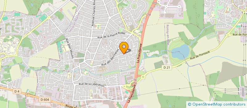 localisation de l'entreprise MONSIEUR CHEICKNE DIARRA  PONTAULT-COMBAULT