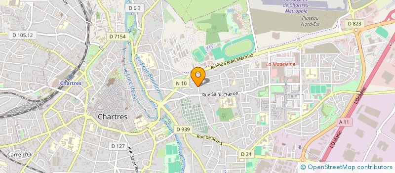 localisation de l'entreprise MONSIEUR CHEICKNE FANGUINA à CHARTRES