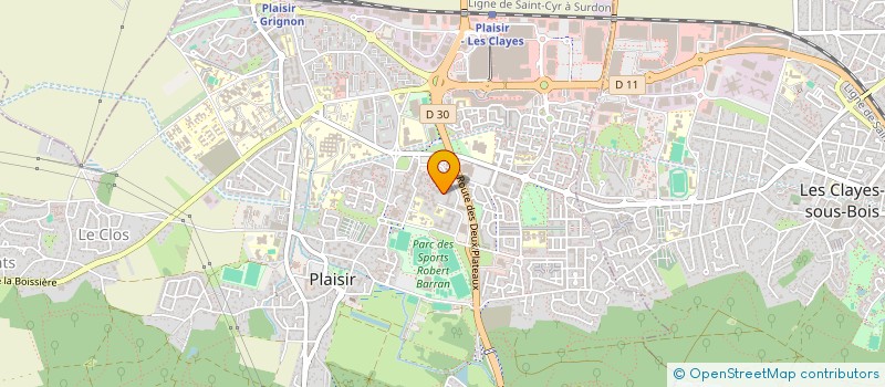 localisation de l'entreprise MONSIEUR CHEICKNE SISSOKO à PLAISIR