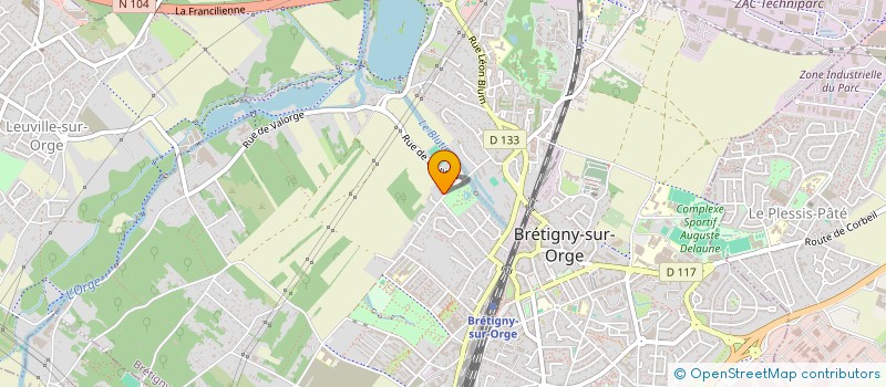 localisation de l'entreprise MONSIEUR CHEICKNE SOUKOUNA à BRETIGNY-SUR-ORGE