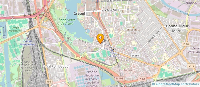 localisation de l'entreprise MONSIEUR CHEICKNE TRAORE  CRETEIL