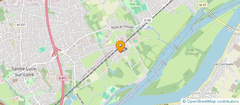 localisation de l'entreprise MONSIEUR CHEIK ALI  SAINTE-LUCE-SUR-LOIRE