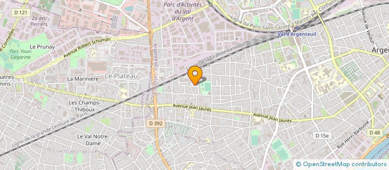 localisation de l'entreprise MONSIEUR CHEIK TALL à ARGENTEUIL