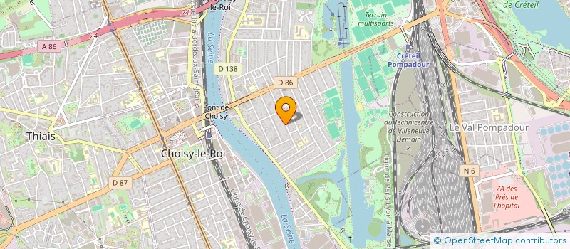 localisation de l'entreprise MONSIEUR CHEIKH ABDOUL KH DJE BEYE  CHOISY-LE-ROI