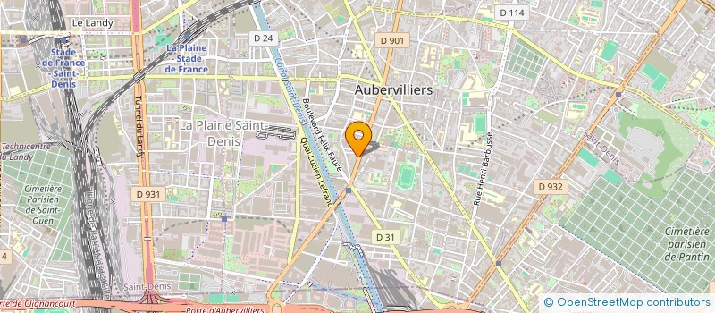 localisation de l'entreprise MONSIEUR CHEIKH ANTA DIOKHANE à AUBERVILLIERS