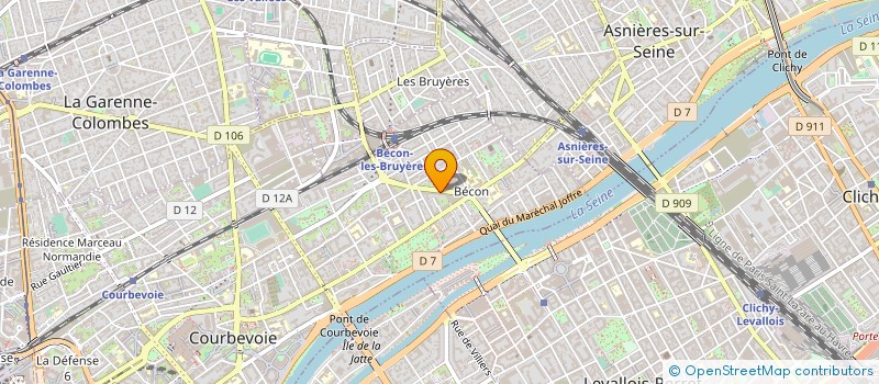 localisation de l'entreprise MONSIEUR CHEIKH BA à COURBEVOIE