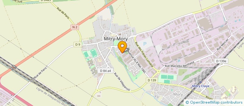 localisation de l'entreprise MONSIEUR CHEIKH CISSE  MITRY-MORY