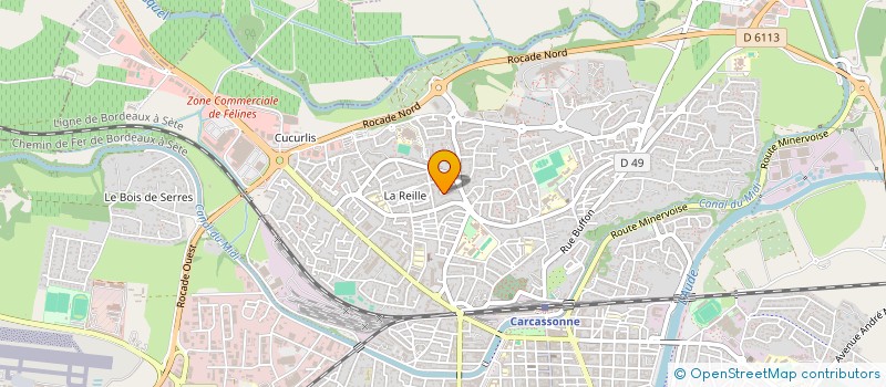 localisation de l'entreprise MONSIEUR CHEIKH DEMBELE  CARCASSONNE