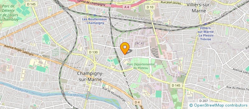localisation de l'entreprise MONSIEUR CHEIKH DIOP  CHAMPIGNY-SUR-MARNE