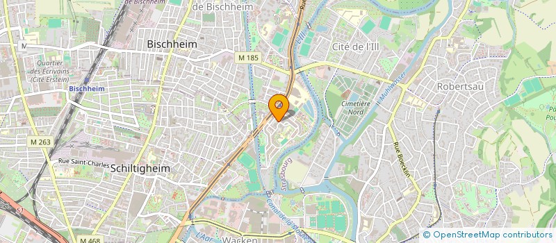 localisation de l'entreprise MONSIEUR CHEIKH DIOP  SCHILTIGHEIM