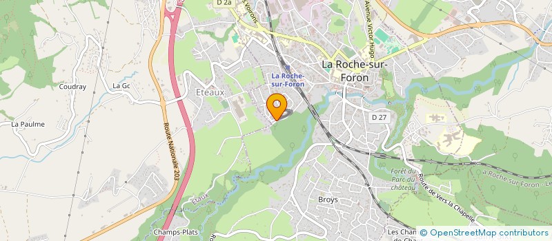 localisation de l'entreprise MONSIEUR CHEIKH DIOUM  LA ROCHE-SUR-FORON