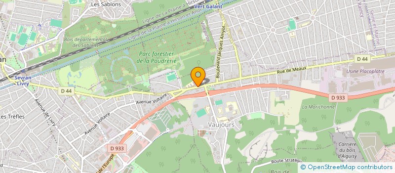 localisation de l'entreprise MONSIEUR CHEIKH FALL  VAUJOURS