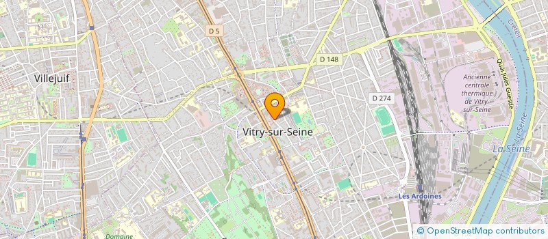 localisation de l'entreprise MONSIEUR CHEIKH FALL  VITRY-SUR-SEINE