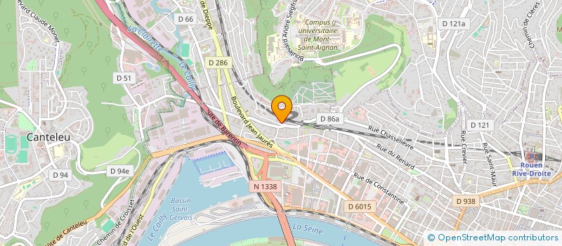 localisation de l'entreprise MONSIEUR CHEIKH GADJIGA  ROUEN