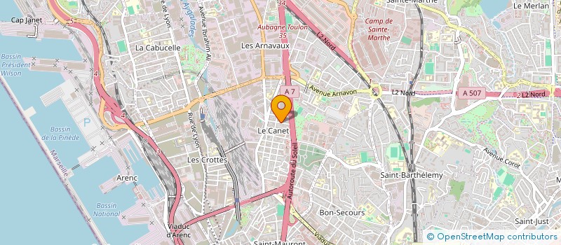 localisation de l'entreprise MONSIEUR CHEIKH GUEYE à MARSEILLE