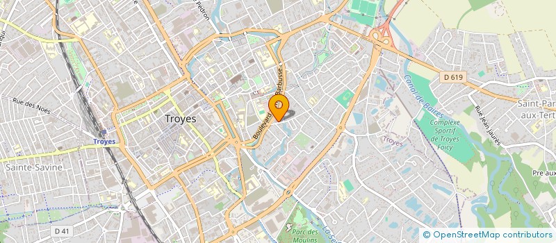 localisation de l'entreprise MONSIEUR CHEIKH GUEYE  TROYES
