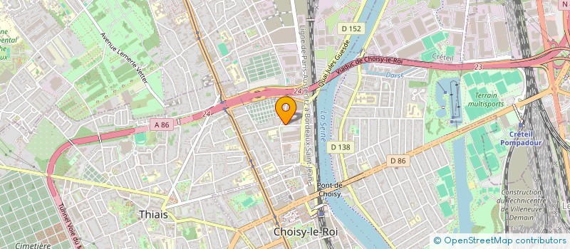 localisation de l'entreprise MONSIEUR CHEIKH GUEYE  CHOISY-LE-ROI