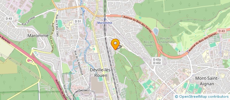 localisation de l'entreprise MONSIEUR CHEIKH IBRAHIMA KOITA  DEVILLE-LES-ROUEN