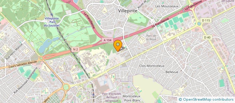 localisation de l'entreprise MONSIEUR CHEIKH LALLIER à VILLEPINTE