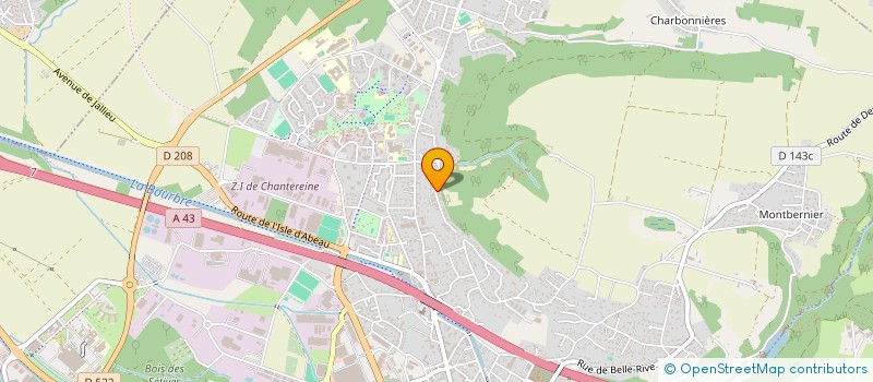 localisation de l'entreprise MONSIEUR CHEIKH LOUME  BOURGOIN-JALLIEU