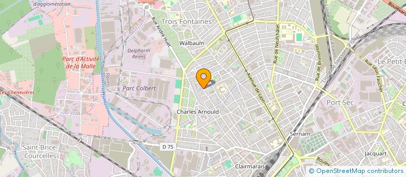 localisation de l'entreprise MONSIEUR CHEIKH MAZIZ  REIMS
