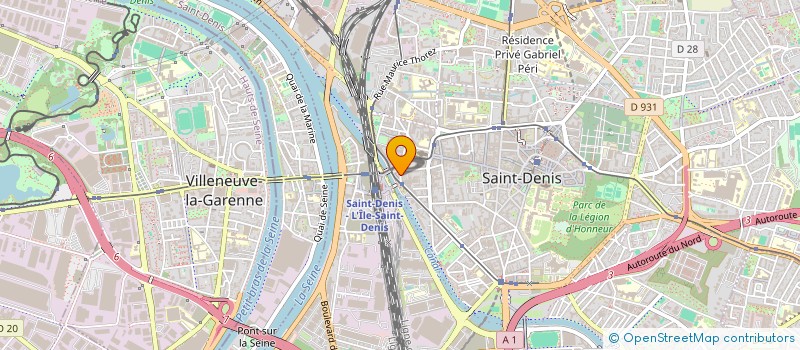 localisation de l'entreprise MONSIEUR CHEIKH OMAR SAKHO  SAINT-DENIS
