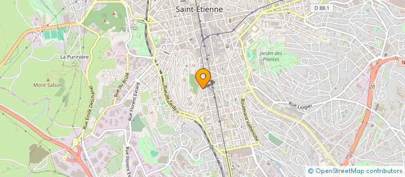 localisation de l'entreprise MONSIEUR CHEIKH SADIBOU DIOP  SAINT-ETIENNE