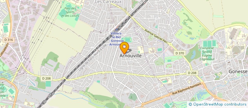 localisation de l'entreprise MONSIEUR CHEIKH SARR à ARNOUVILLE