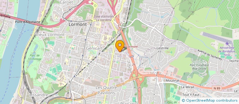 localisation de l'entreprise MONSIEUR CHEIKH SARR  LORMONT