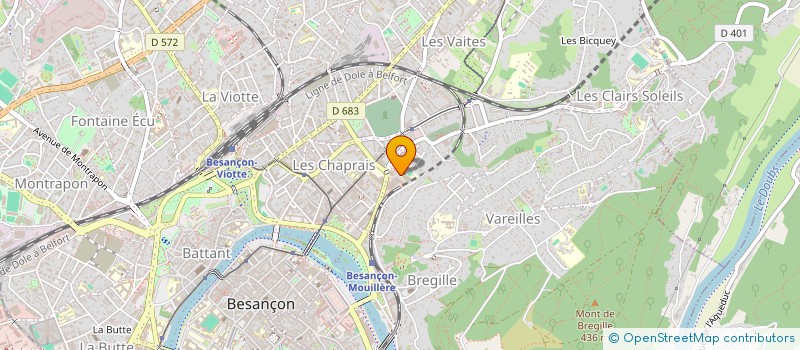 localisation de l'entreprise MONSIEUR CHEIKH SECK  BESANCON