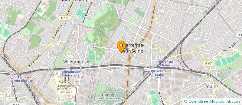 localisation de l'entreprise MONSIEUR CHEIKH SYLL à PIERREFITTE-SUR-SEINE