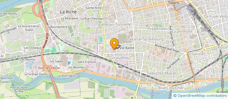 localisation de l'entreprise MONSIEUR CHEIKH THIAM  TOURS