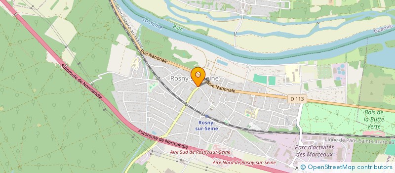 localisation de l'entreprise MONSIEUR CHEIKH-TIDIANE DIALLO  ROSNY-SUR-SEINE