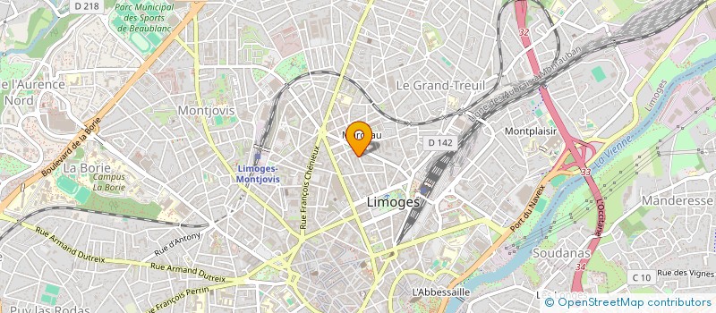 localisation de l'entreprise MONSIEUR CHEIKH TIDIANE FAYE à LIMOGES