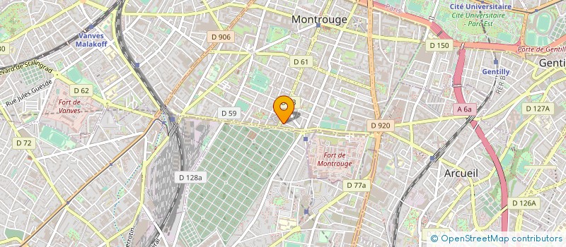 localisation de l'entreprise MONSIEUR CHEIKH TIDIANE NIANG  MONTROUGE