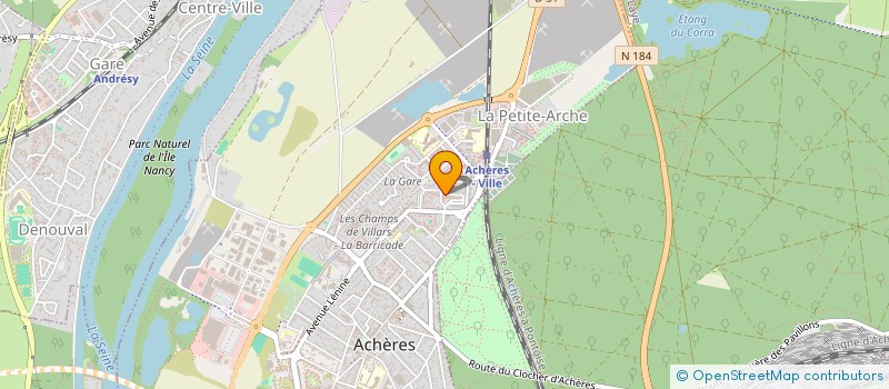 localisation de l'entreprise MONSIEUR CHEIKH YACOUB SY NDIAYE  ACHERES