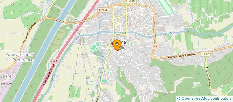 localisation de l'entreprise MONSIEUR CHEIKHH DIKECHE  BOLLENE