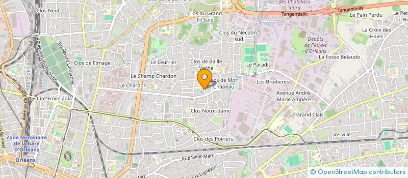 localisation de l'entreprise MONSIEUR CHEIKHINA KEBE à ORLEANS