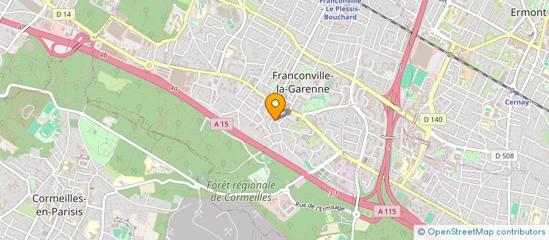 localisation de l'entreprise MONSIEUR CHEIKHNA HEIBE  LE PLESSIS-BOUCHARD