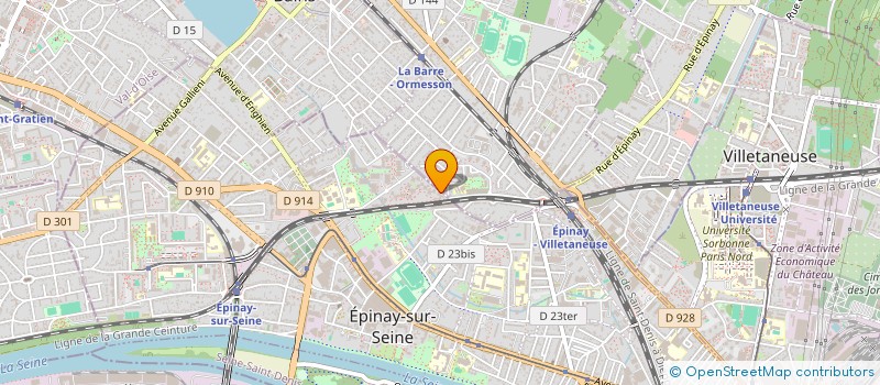 localisation de l'entreprise MONSIEUR CHEIKHOU DRAME à EPINAY-SUR-SEINE