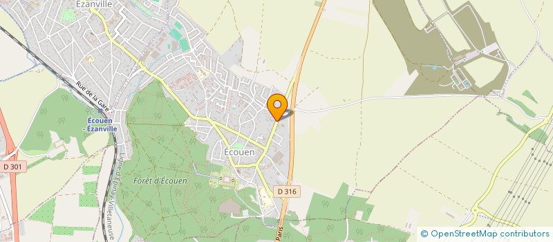 localisation de l'entreprise MONSIEUR CHEIKHOU FOFANA GASSAMA  ECOUEN