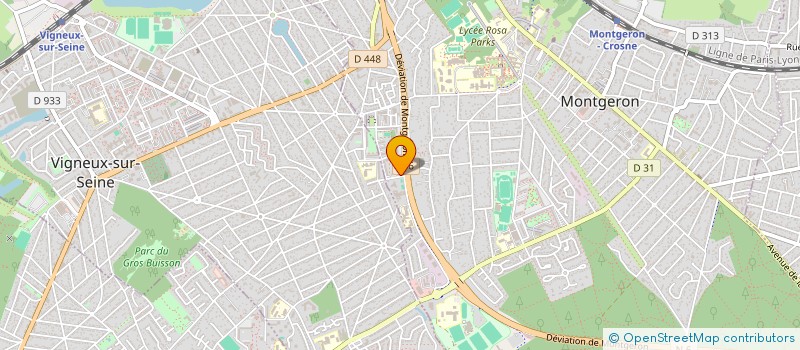 localisation de l'entreprise MONSIEUR CHEIKHOU SIDI DIARRA à MONTGERON
