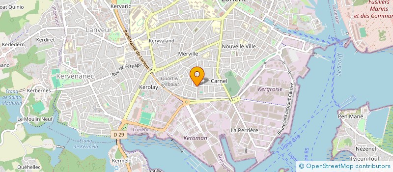 localisation de l'entreprise MONSIEUR CHEIKNE FISSIROU  LORIENT