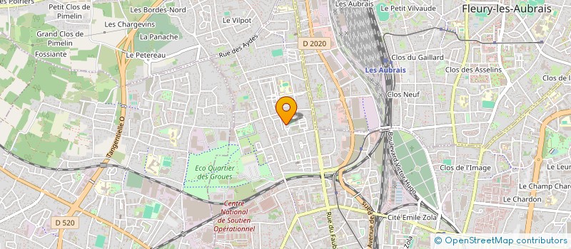 localisation de l'entreprise MONSIEUR CHEIKYADALY DIABY  ORLEANS