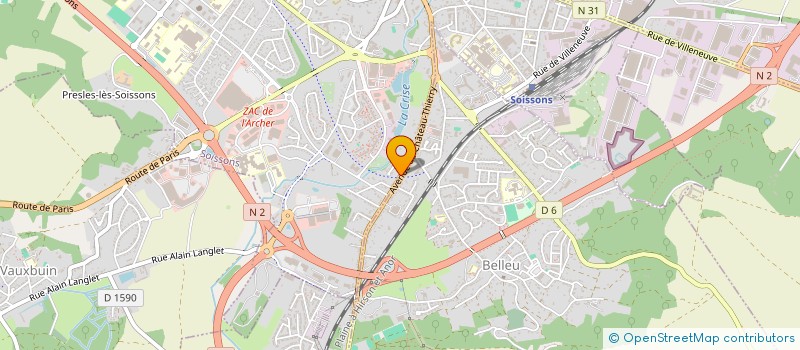 localisation de l'entreprise MONSIEUR CHEKIB BEN TAMELIST à SOISSONS