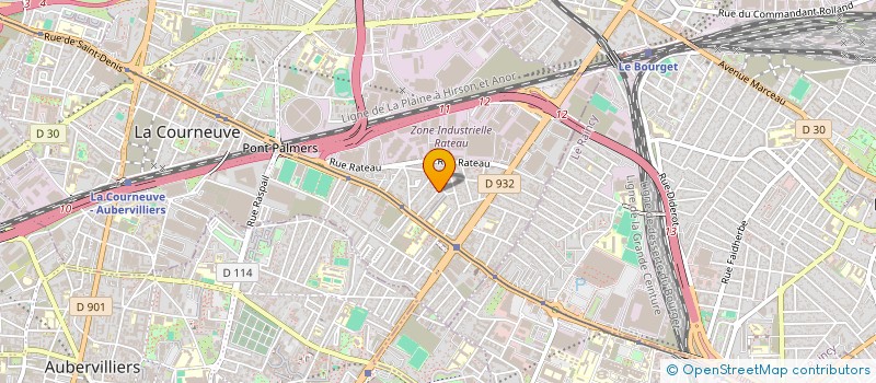 localisation de l'entreprise MONSIEUR CHELBI CHELBI à LA COURNEUVE