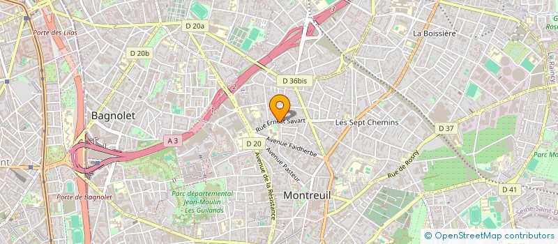 localisation de l'entreprise MONSIEUR CHELIL SAMY à MONTREUIL
