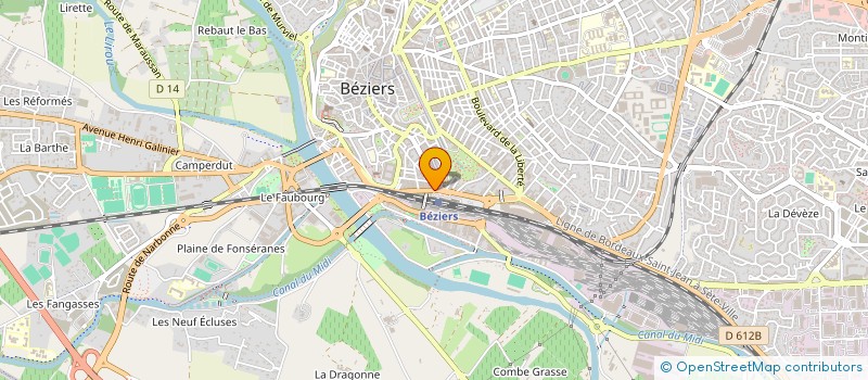 localisation de l'entreprise MONSIEUR CHEMS EDDINE CHERIK  BEZIERS